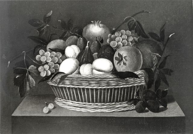 Lucchetti, Domenico — Autore non indicato - sec. XVII - Natura morta con cesto di frutta — insieme